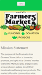 Mobile Screenshot of mankatofarmersmarket.com